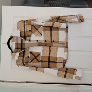 Cropped Plaid Shacket
